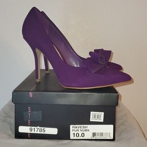 Ravesh Steve Madden Purple Suede Pumps size 10